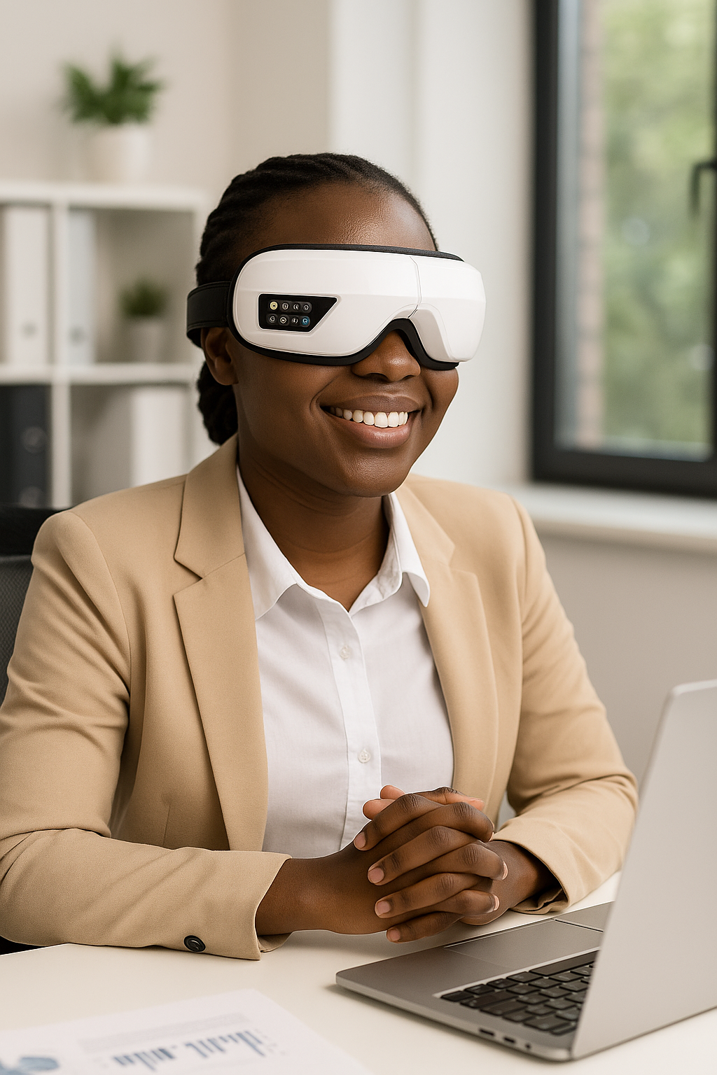 Masque de Massage Oculaire Intelligent